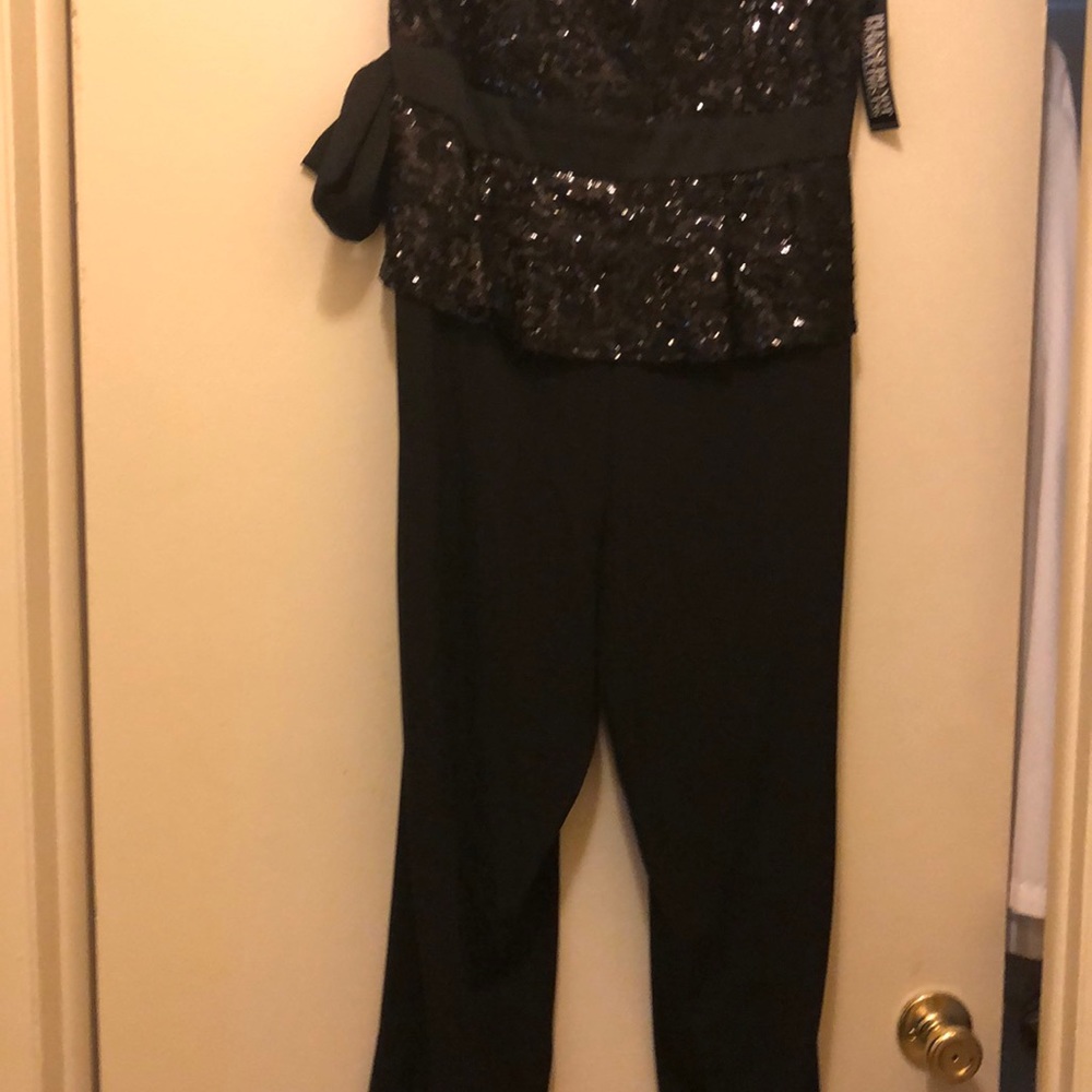 Halter sequin Evening jumper with belt!